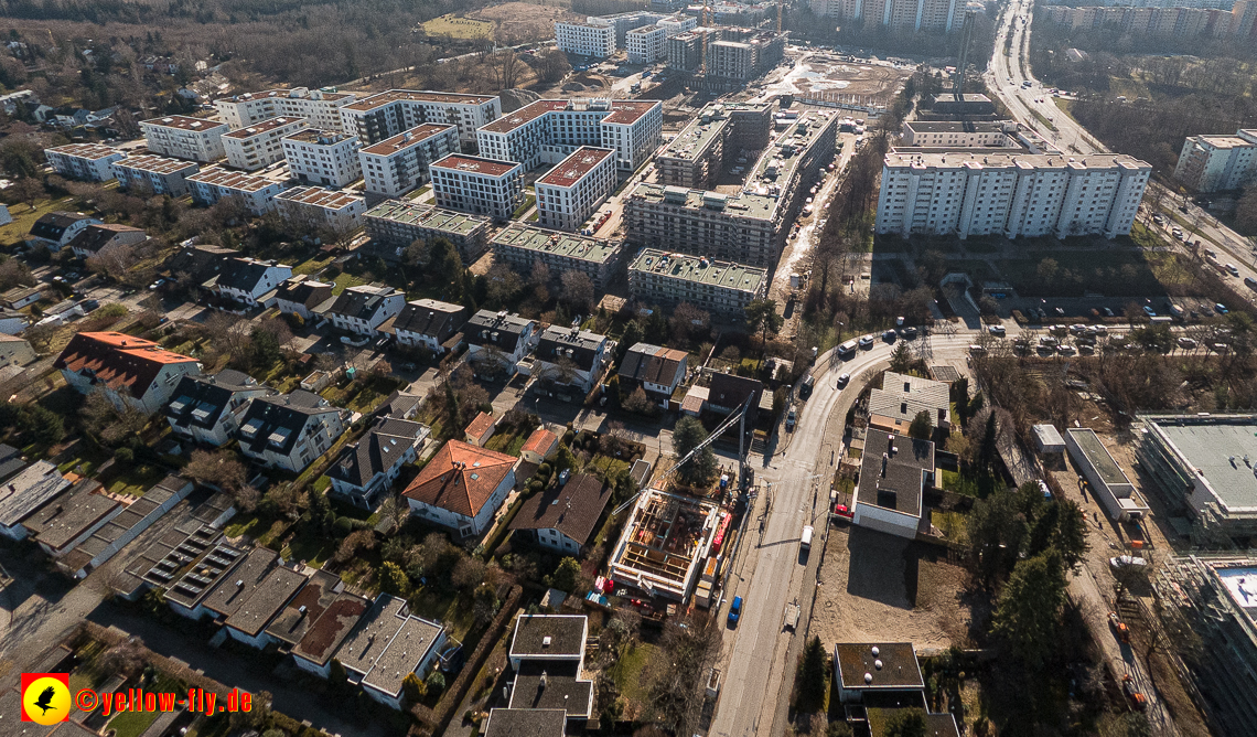 11.02.2023 - Neubau eines Mehrfamilienhause in der Niederalmstraße 16 in Neuperlach-Trudering